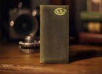 Twisted T Western & More Ole Miss Rebels Vintage Tan Leather Secretary Wallet