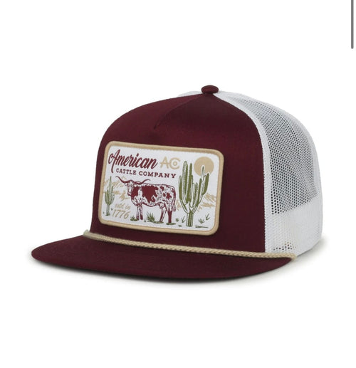 Twisted T Western & More On the Range Hat (Maroon)