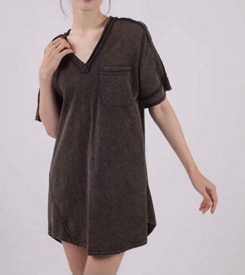 Twisted T Western & More Oversized Washed T-Shirt Mini Dress