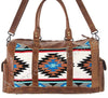 Twisted T Western & More Purses 22Wx15Hx11D American Darling Aztec Duffle Bag