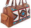 Twisted T Western & More Purses 22Wx15Hx11D American Darling Aztec Duffle Bag