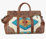 Twisted T Western & More Purses 22Wx13Hx9D American Darling Large Western Weekender Bag