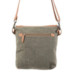 Twisted T Western & More Purses 12x12 Leather & Canvas Ladies Crossbody