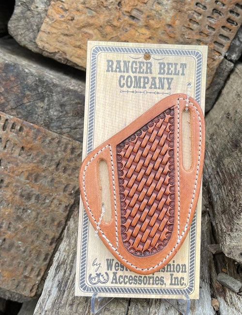 Twisted T Western & More Ranger Belt Company Basket Weave Knife Sheath
