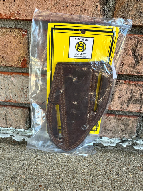 Twisted T Western & More Ranger Belt KNC-121 Brown Leather Knife Sheath