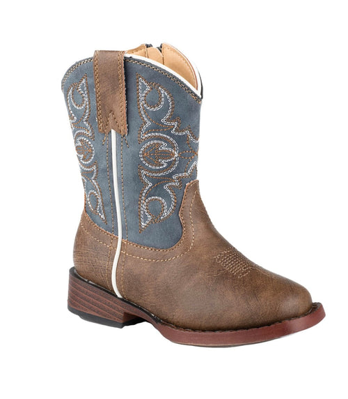 Twisted T Western & More Roper Toddler Blue Ainsley Boot