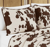 Twisted T Western & More Rustic Cowhide Brown Bedspread Quilt