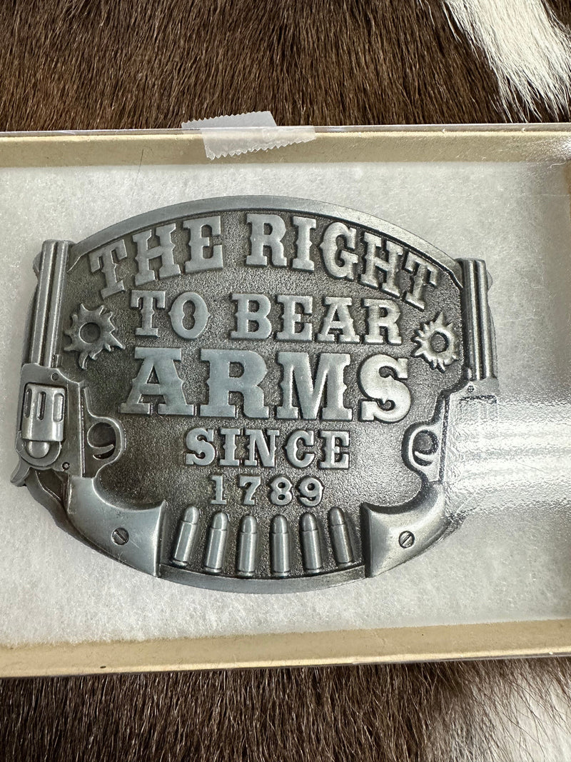 Twisted T Western & More The Right to Bear Arms Since 1789 Western Belt Buckle