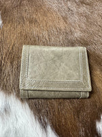 Twisted T Western & More Tri Fold Twisted X Grey Elephant Print Wallet