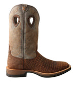 Twisted T Western & More Twisted X Mens 12" Brown & Grey Wide Square Toe Tech X Boot