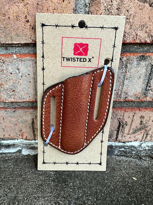 Twisted T Western & More Twisted X Soft Leather Knife Sheath XKS-116