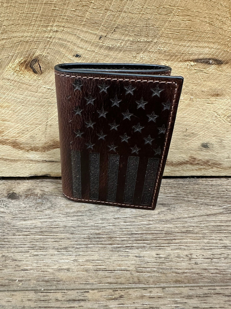 Twisted T Western & More Tri-Fold Twisted X Stars and Stripes Rodeo/Trifold Wallet
