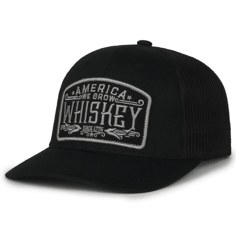 Twisted T Western & More We Grow Whiskey Hat- Blackout