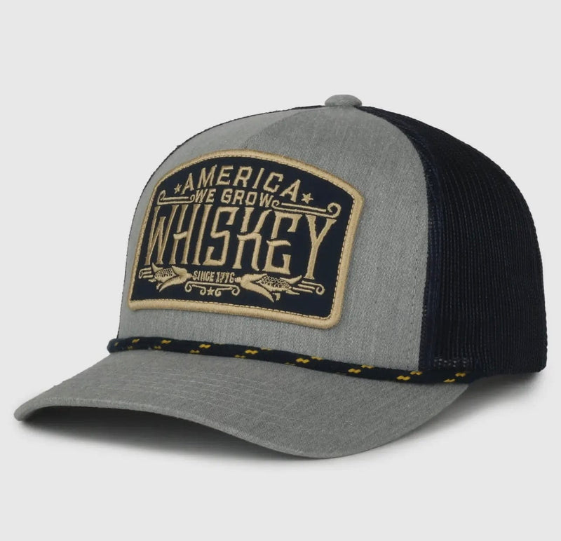 Twisted T Western & More We Grow Whiskey Hat- Gray