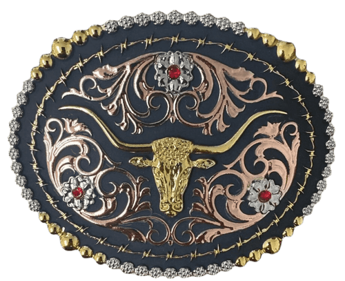 Twisted T Western & More Western Edge Steer Head Western Buckle