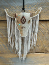 Twisted T Western & More White & Gold w/ Teal Stones Medium Bull Freshie (Cowboy)