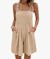 Twisted T Western & More Women’s Adjustable Loose Fit Overalls with Pockets (khaki)
