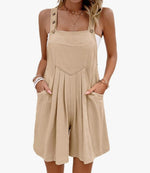 Twisted T Western & More Women’s Adjustable Loose Fit Overalls with Pockets (khaki)