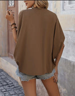 Twisted T Western & More Women’s Brown Loose Fit Blouse