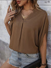 Twisted T Western & More Women’s Brown Loose Fit Blouse