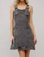 Twisted T Western & More Women’s Charcoal Denim Buckles Strap Dress