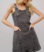 Twisted T Western & More Women’s Charcoal Denim Buckles Strap Dress