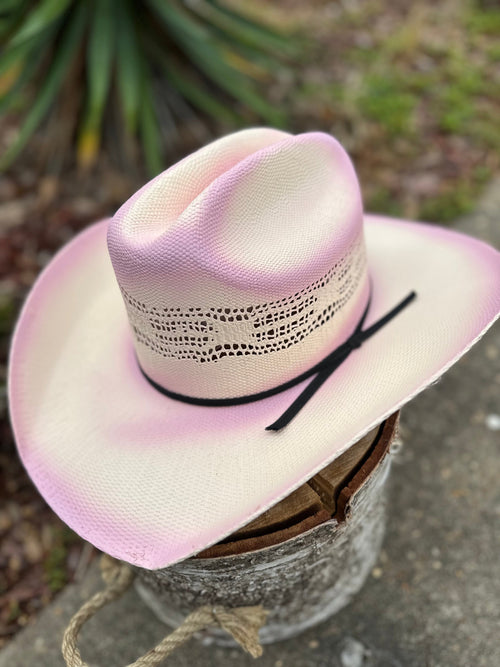 Twisted T Western & More Women’s Pink Straw Cowgirl Hat