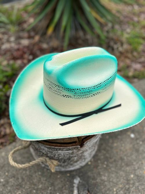 Twisted T Western & More Women’s Straw Turquoise Cowgirl Hat