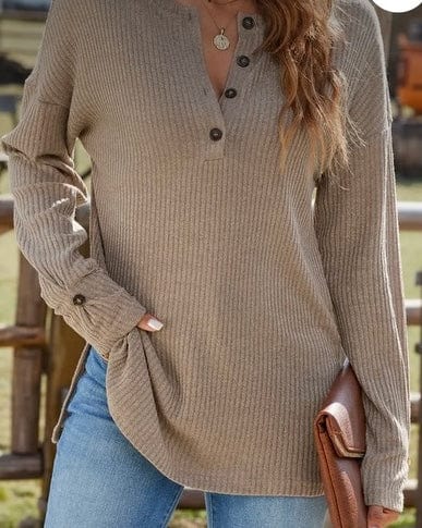 Twisted T Western & More Womens Brown LS Button Down Shirt