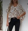 Twisted T Western & More Womens V-Neck Leopard Top