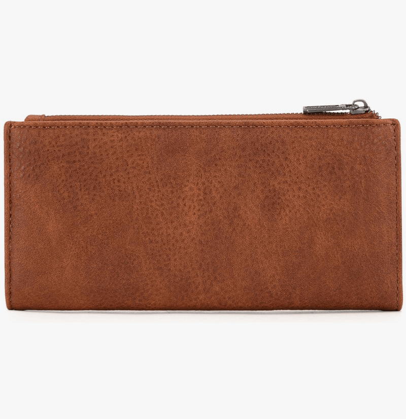 Twisted T Western & More Wrangler Boot Scroll Wallet in Brown