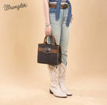 Twisted T Western & More Wrangler Buckle Tote/Crossbody (Black)