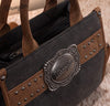 Twisted T Western & More Wrangler Buckle Tote/Crossbody (Black)