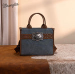 Twisted T Western & More Wrangler Buckle Tote/Crossbody (Jean)