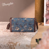 Twisted T Western & More Wrangler Cowboy Print Mini Crossbody Bag in Jean