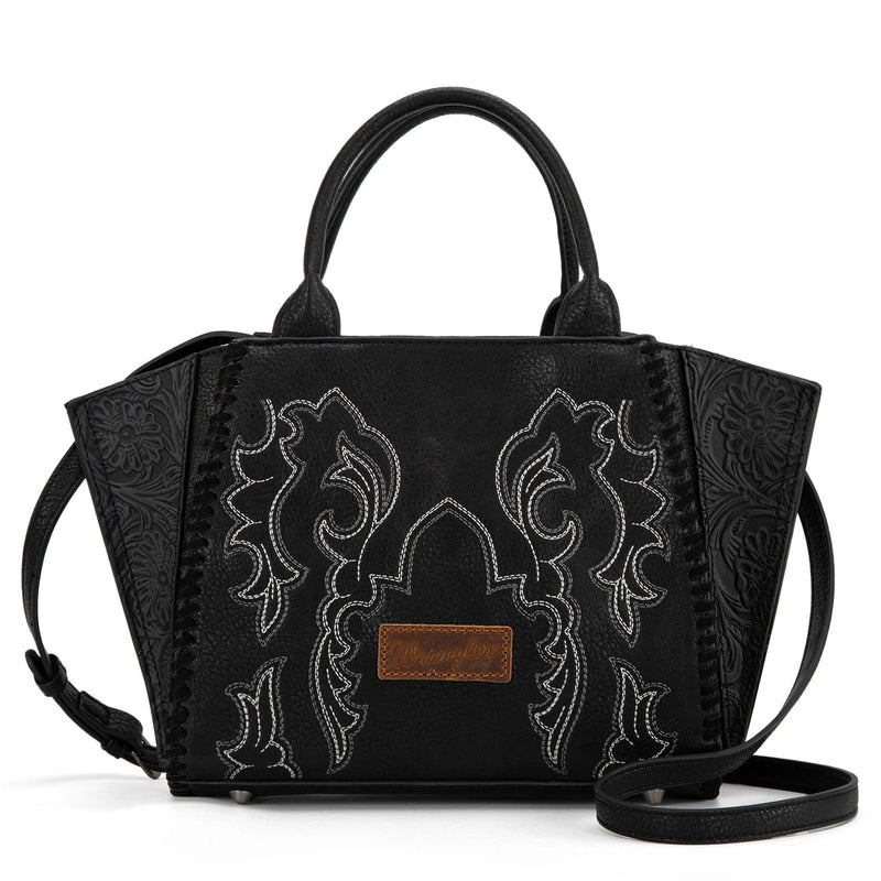 Twisted T Western & More Wrangler Embroidered Boot Scroll Tote/Crossbody