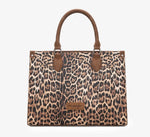 Twisted T Western & More Wrangler Leopard Large Tote/crossbody
