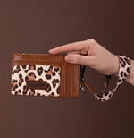 Twisted T Western & More Wrangler Leopard Print Card Holder