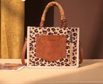 Twisted T Western & More Wrangler Leopard Rope Tote Bag