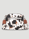 Twisted T Western & More Wrangler Zippered Cow Print Crossbody Bag