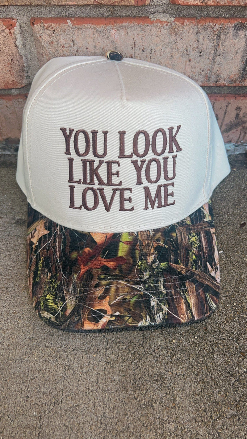 Twisted T Western & More You Look Like You Love Me Embroidery Camo Trucker Hat