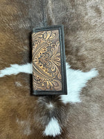 Twisted X WALLET Rodeo Ranger Black/Brown Floral Wallet