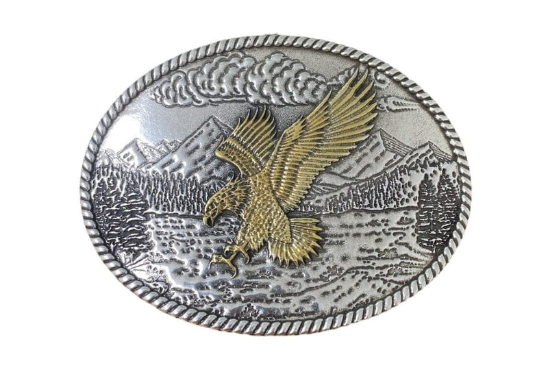WFA Apparel & Accessories Western Edge Two Tone Eagle Buckle