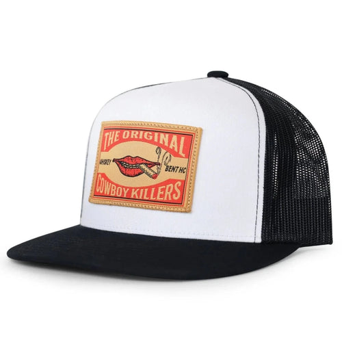 whiskey bent Apparel & Accessories WB Matchbox Blk/White Hat