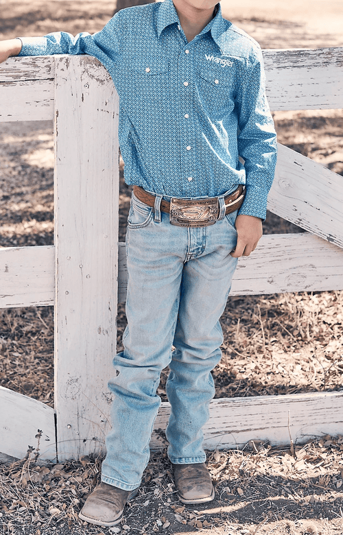Wrangler Boys Boy's Wrangler SS Light Jean
