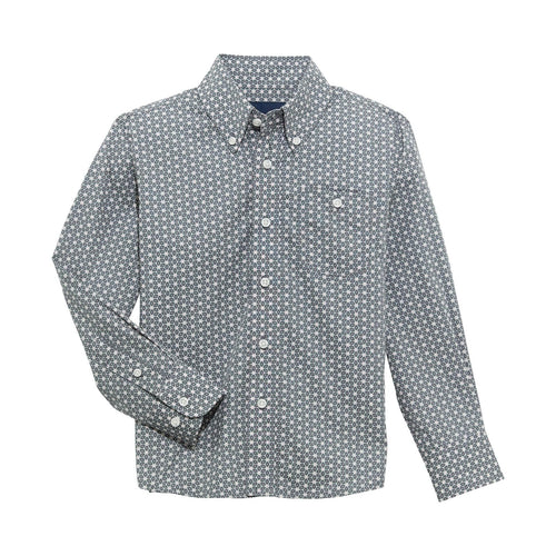 WRANGLER Boys Shirts Boy's Wrangler Bucking C LS Shirt