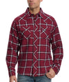 Wrangler Men's Shirts Men’s Wrangler Red Plaid Flannel Shirt