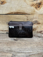 Wrangler Coffee Wrangler Hair-on Cowhide Crossbody