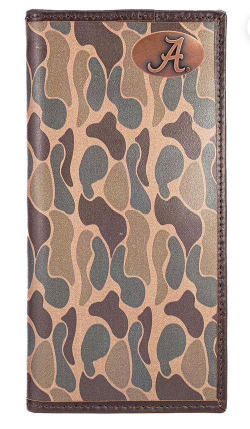 Zep pro Apparel & Accessories Alabama Camo Rodeo wallet