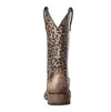 Ariat 9D Ariat Leopard Print Circuit Savanna Naturally Distressed Ladies Boots